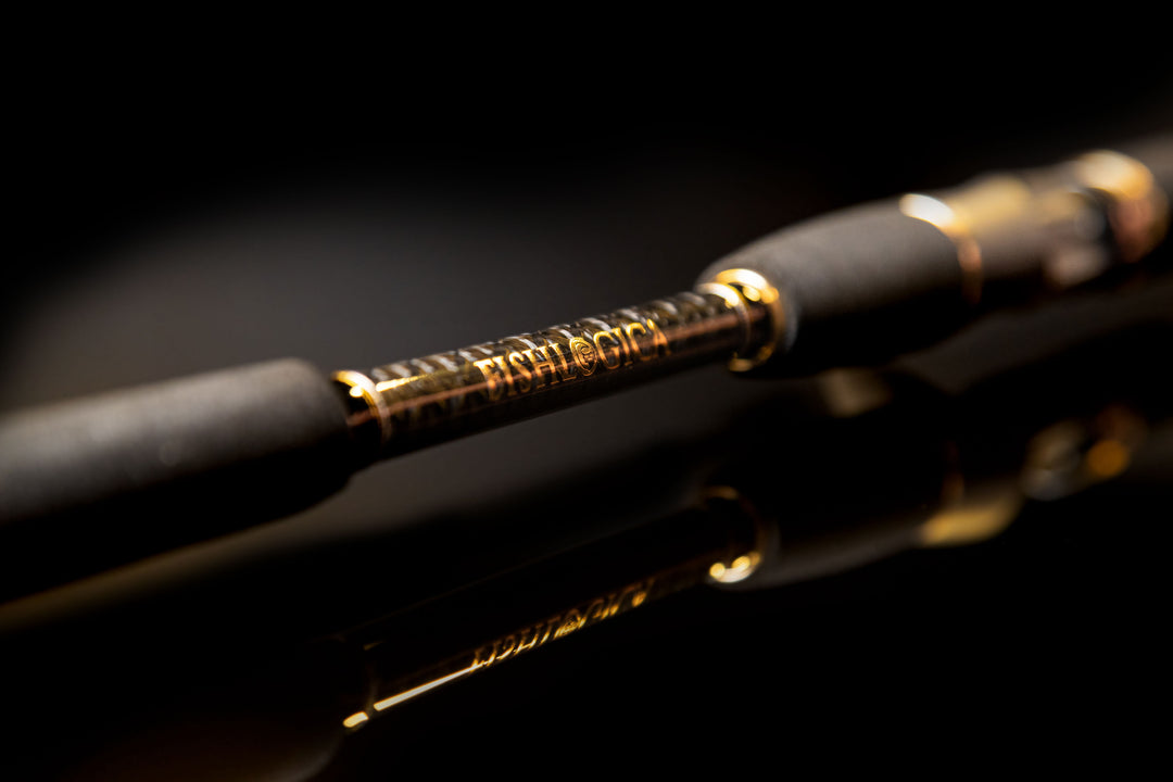 Close-up of Toray T1100G carbon fibre blank weave on the Acid Parabol FAP-690H