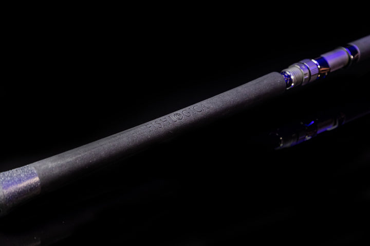 Butt section and gimbal detail on the Fishlogica Atlas FAS-535H fast jig rod